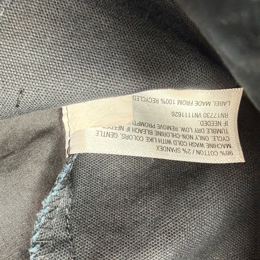A New Day Womens Black High Rise Straight Leg Stretch Pants Size 4R 018 04 7884 - Picture 10 of 11
